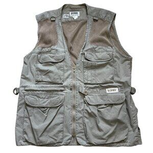 Vintage Domke Photogs Panasonic DVCPRO Photography Camera Vest Mens Large Gray